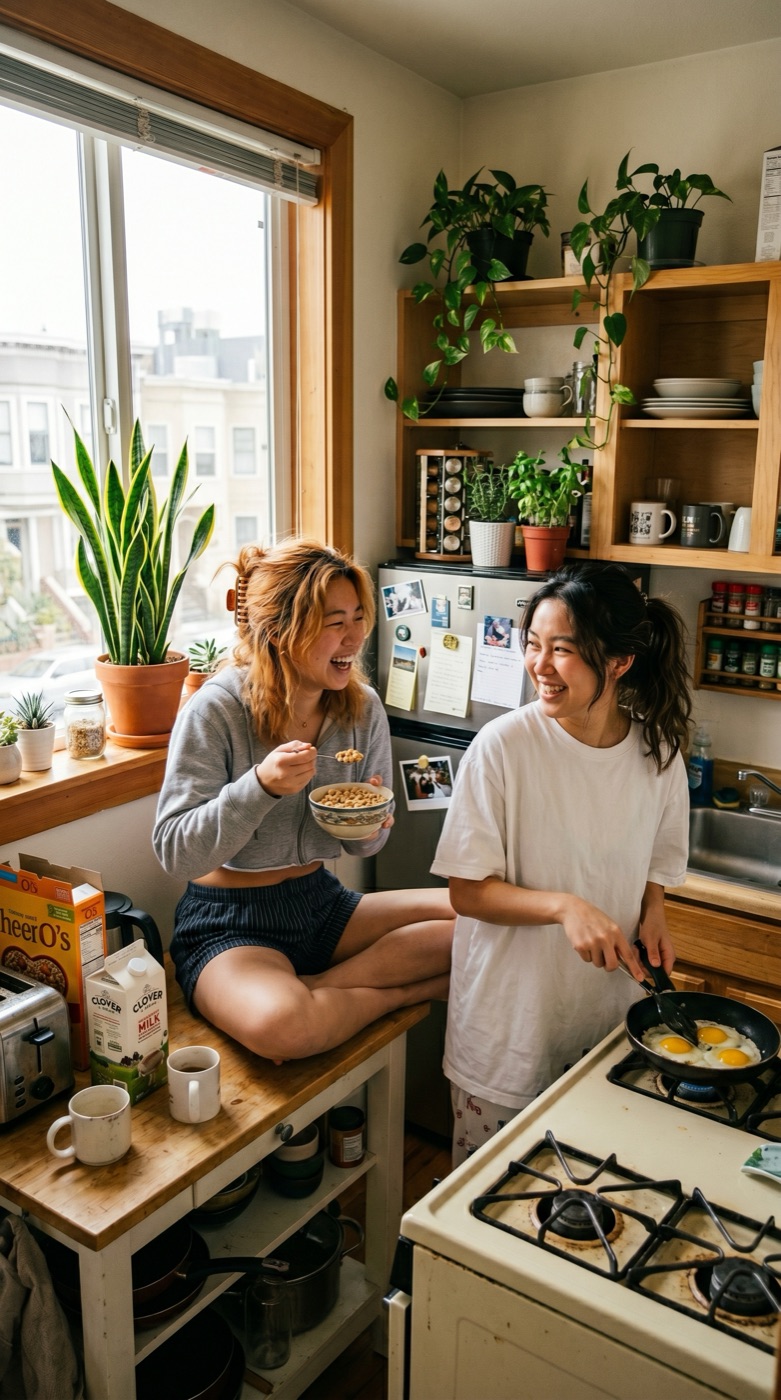 rent + groceries